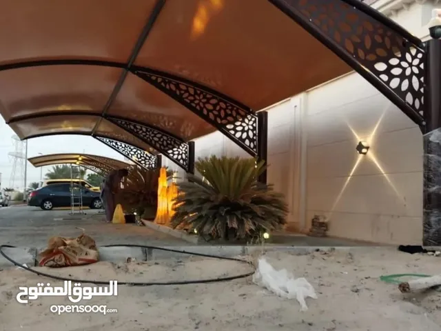 اعمال حديد والمنيوم parking pergola