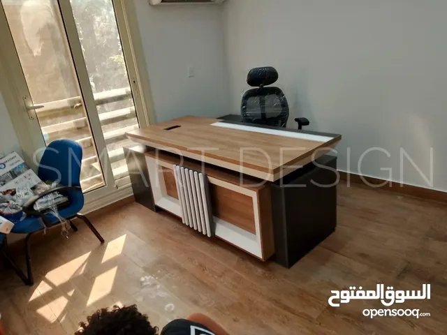 مكتب مدير خشب MDF اسباني مستورد/مكتب إداري مودرن/office furniture modern من سمارت ديزاين