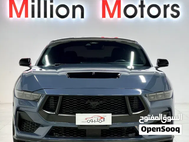 فورد موستانج 2024 باللون المميز Blue Metallic ممشى السياره 8 الاف فقط