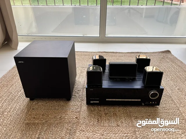 Jamo 5.1 Surround Sound Speaker System + Harman/Kardon Amplifier (Perfect Condition)