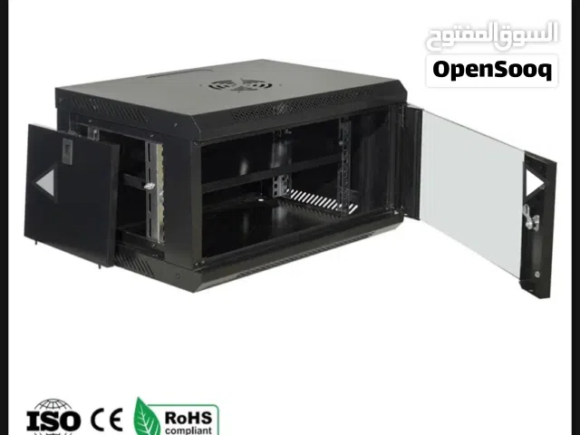 ضع كل اجهزة المراقبة والراوترات وجميع لوازمها في صندوق مميز 6U 530X300X400 WALL MOUNT CABINET