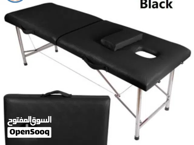 سرير مساج متنقل قابل للطي وزن لغاية 180 كغم مع فتحة للراس Portable Massage Bed