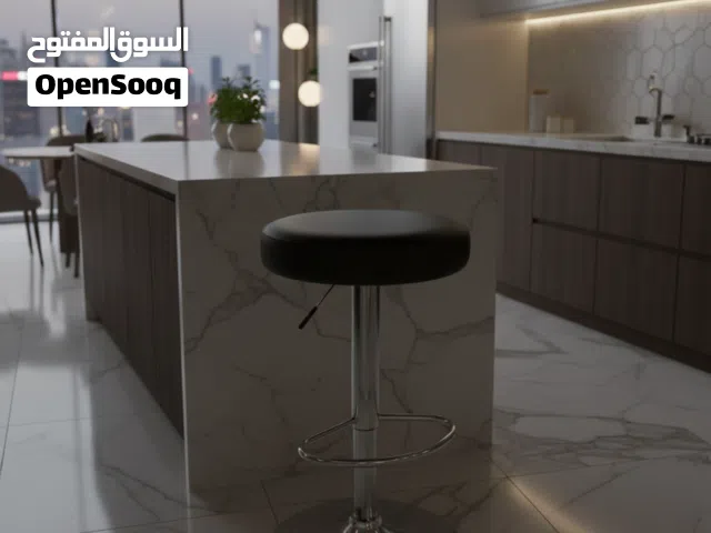 كرسي ستول فخم ومريح تصميم عصري يناسب المطابخ والكافيهات والصالونات.