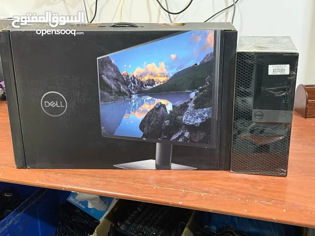 عرض خاص لجميع الشركات ديسك توب 7050 core i7 مع شاشة 25بوصة 2kجديده