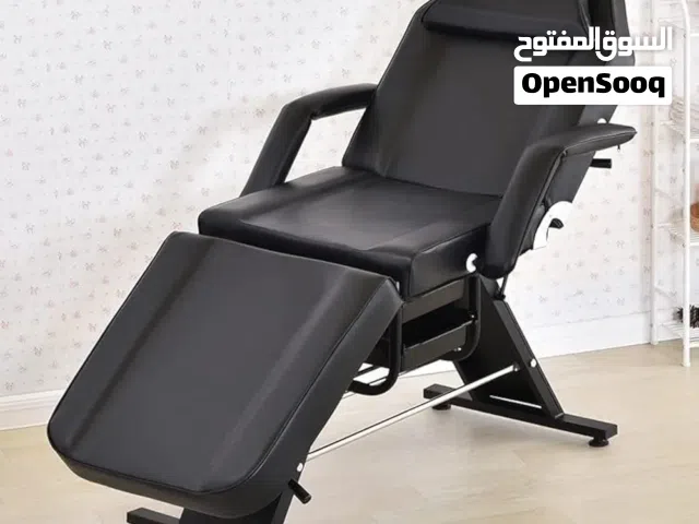 كرسي تجميلي للعيادات الطبية والتجميلية وللتدليك والحجامة نخب اول لون اسود" قابل للطي "