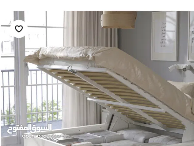 سرير شخصين من ايكيا ابيض