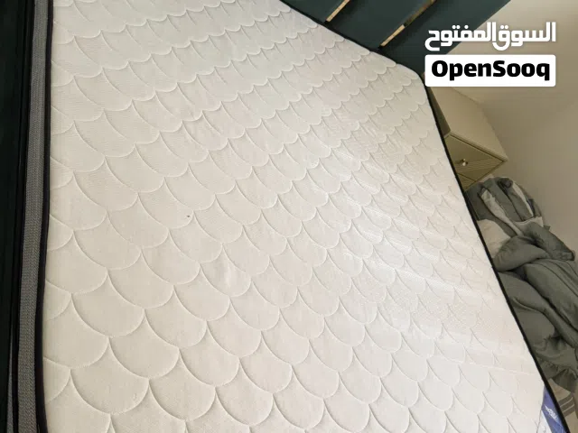 King size bed frame with Al Hazeem “Lovely” mattress for sale