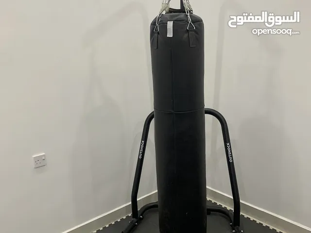 Training heavy bag with stand