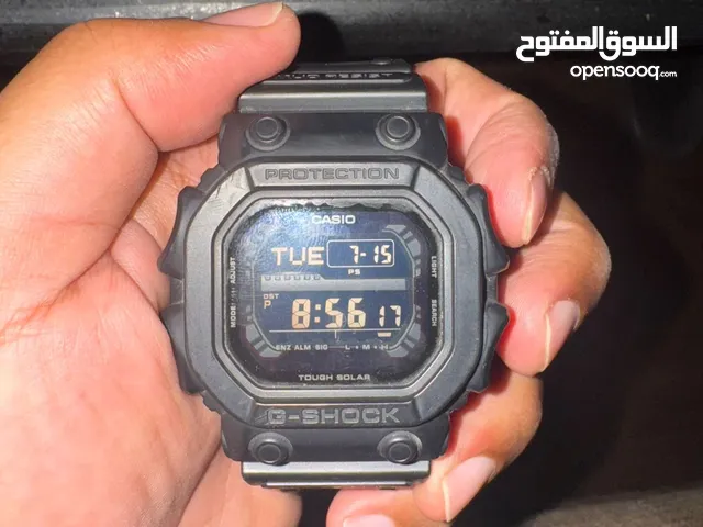 ساعه جي شوك اصليه من اون تايم والكرتون موجودة من كاسيو يباني