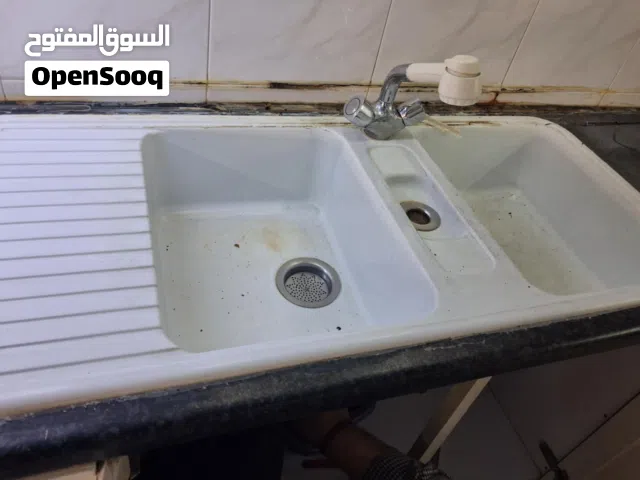 حوض مطبخ مع البطاريه للبيع 110 في 50