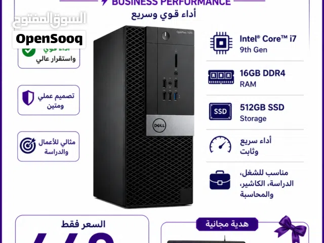 DELL OPTIPLEX 7070 Core i7 Ram 16GB SSD 512GB