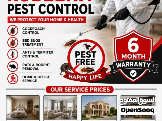 Big offer for Pest control services 2bhk 12 BHD 3 bhk 17 BHD