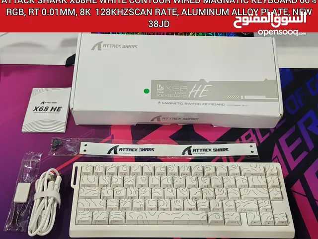 كيبوردات Attack Shark X68 HE, Ajazz AK820 Max Ultra, AK680 Max Wireless, Lingbao K98, Tunderobot K63