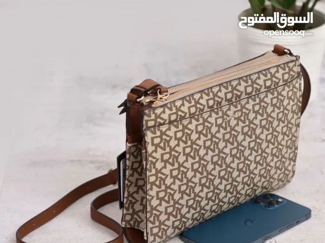 DKNY Double Zip Crossbody / Latte