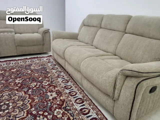 3+2+1 Beige Recliner Sofa Set – Excellent Condition  Almost New