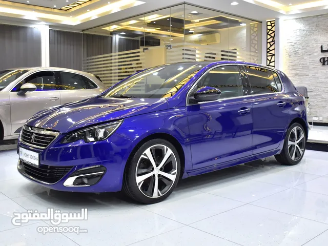 Peugeot 308 GT-Line ( 2016 Model ) in Blue Color GCC Specs