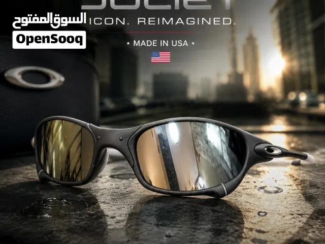 نظارة شمسية بولورايز من ماركة Oakley JULIET made in USA ARMY اوكلي جوليت الأمريكية بلاتنيوم ضد الكسر