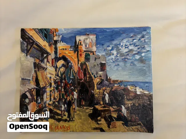لوحات زيتية أصلية (رسم يدوي) - تجسيد رائع للتراث والشرق
