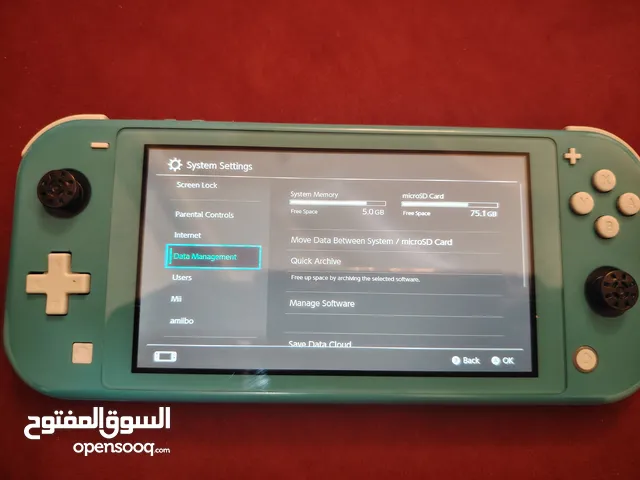 نينتندو سويتش لايت مستعمل شبه جديد الوصف مهم!!