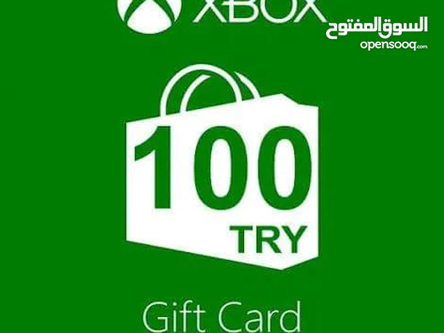 متوفر بطاقات شحن (XBOX ) في حسابك( gift card )للريجون ( التركي