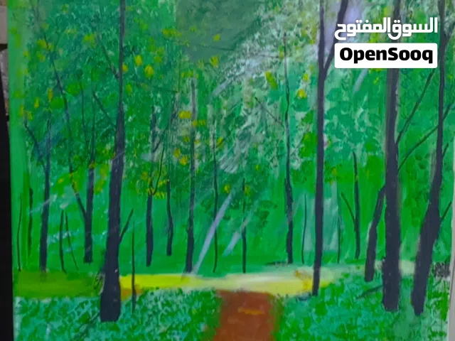 لوحه فنيه جدارية متل البرواز