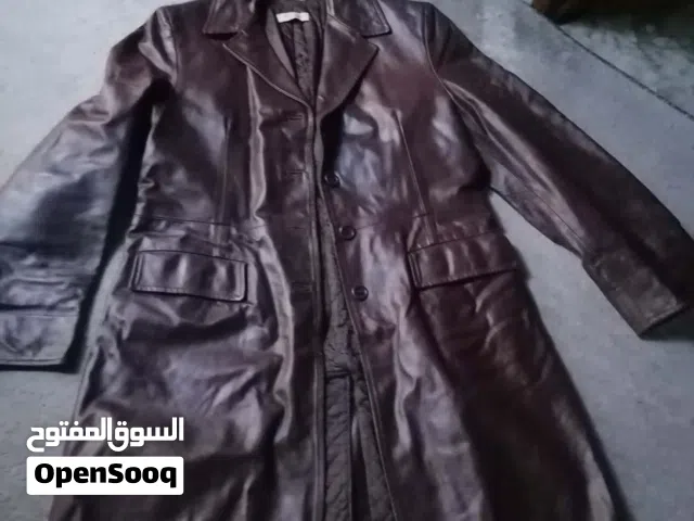 بالطو جلد اصلي من اوروبا جيبنه