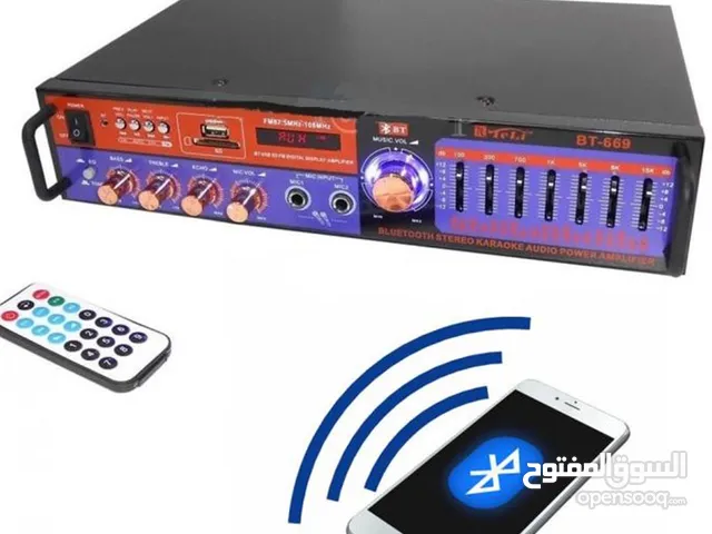 امبلفير  مضخم صوت Audio Amplifier 2 Channels Bluetooth  BT-669 مضخم صوت