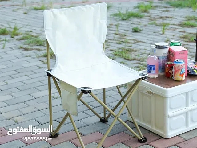 كرسي رحلات خارجي كرسي معدنية قابل للطي سهل الحمل للرحلات والتخييم يتحمل اوزان قوي جدا باقل سعر