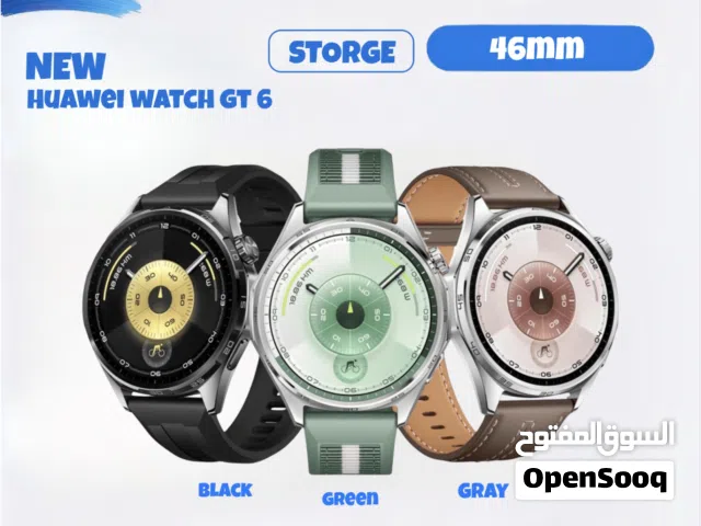 الأن بجميع الألوان جديد هواوي وتش جي تي 6 //  Huawei WATCH Gt 6 46mm