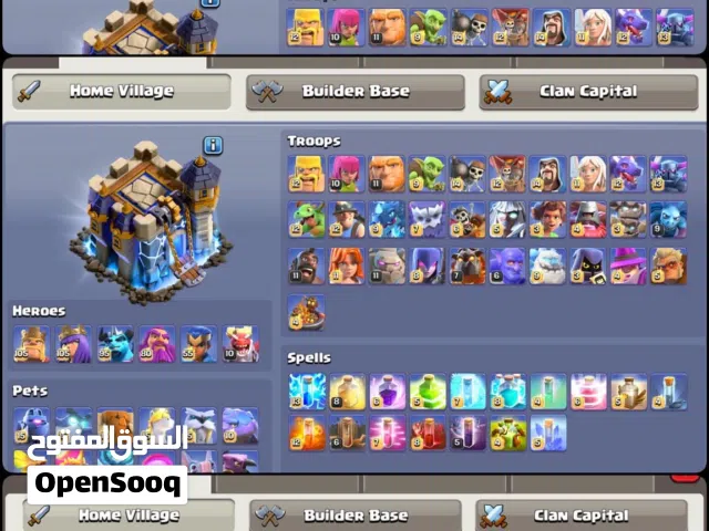 clash of clan th18 almost max for sell