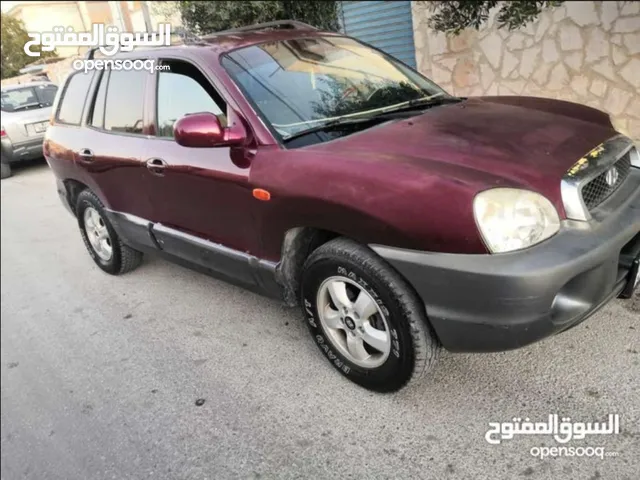 سيارة هونداي سنتافي 2005 لون خمري