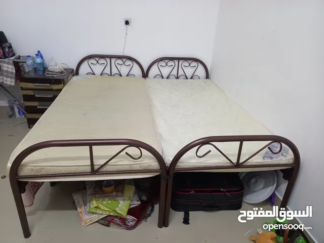 foldable metel bed with mattress