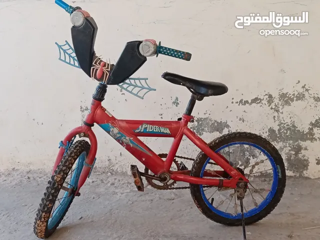دراجة هوائية مستعمل بحالة ممتازة جنط 16 بريك رجل كوشوك جديد