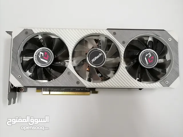 asrock rx 5700 xt phantom gaming in white used for gaming.