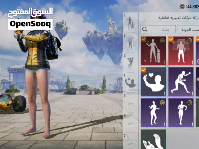 حساب ببجي للبيع