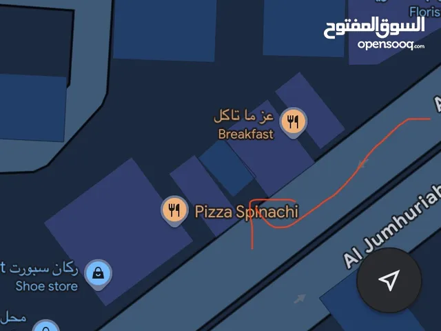محل تجاري ع طريق للإيجار