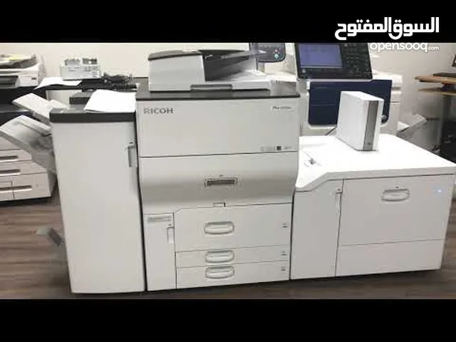 طابعة ريكو pro c 5100 s مع فايري و دك و فنشر و سكانر