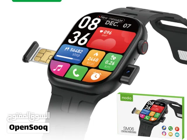 Modio SM06 Smartwatch avec Carte SIM, Appel HD et Camera – ساعة ذكية أصلية