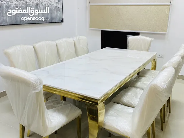 Dining Table Gold Steel New model