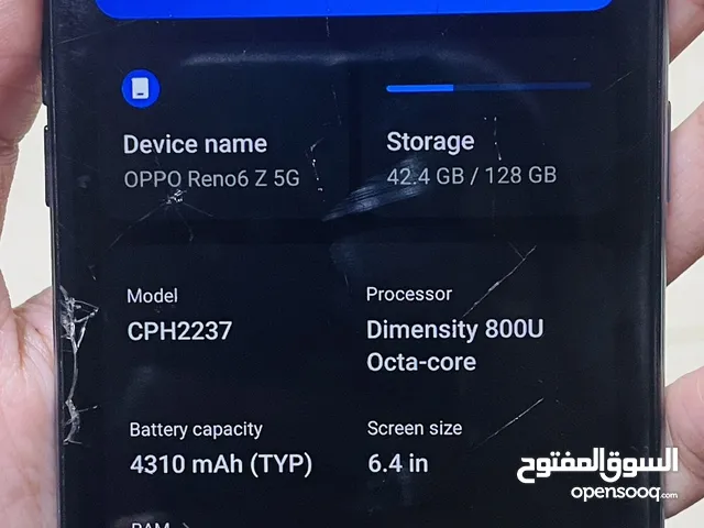 Oppo reno 6z 5g