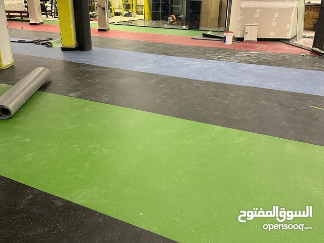 ارضيات . PVC . رولات وشرحات . فينيل للمستشفيات والحضانات والنوادي الرياضية وروضات مصانع مراكز إعاقة