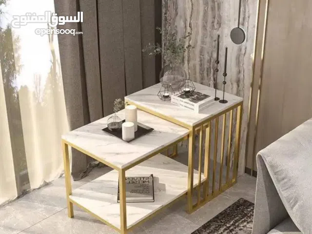 طقم طاولات ديكور فاخرة (عدد 2)