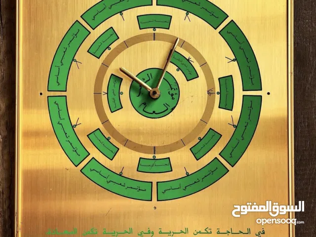 ساعة حائطية قديمة شعل يد