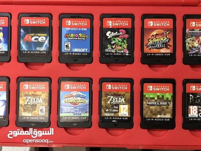 أكبر تشكيلة ألعاب ننتندو سويتش مستخدمة بالأردن Nintendo Switch Games