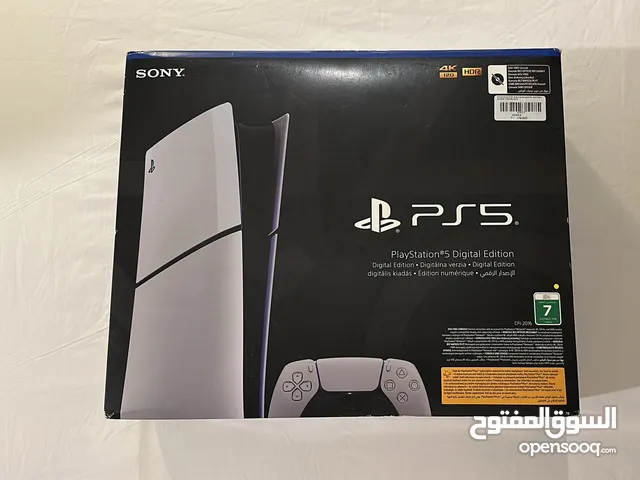 Playstation 5 slim digital, New with 1 year warranty, Middle East edition.