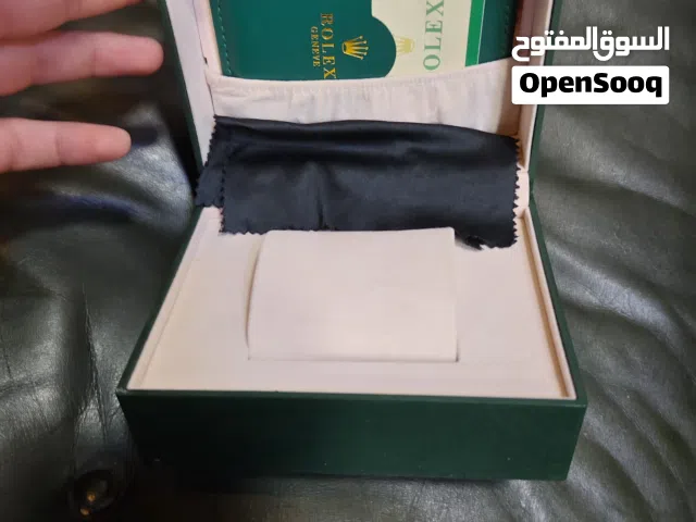 علبه ساعه ( رولكس الاصليه ) حاله الوكاله مع كامل محتويات