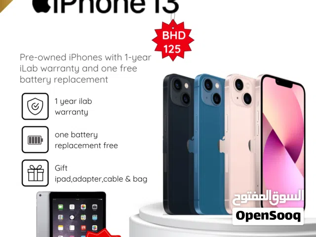 iphone 13   with one year warranty