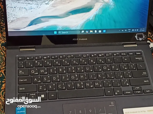 Asus Labtop vivobook with touch secreen