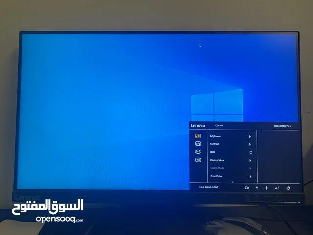 24" Lenovo monitors for sale in Al Ain