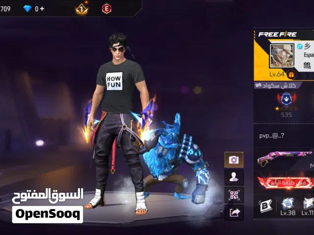 Free Fire Accounts and Characters for Sale in Amman